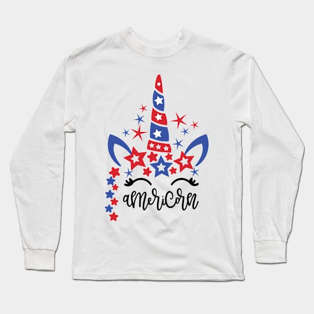 Americorn Long Sleeve T-Shirt by trendybestgift